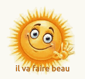 Gif animé bonne journée il va faire beau